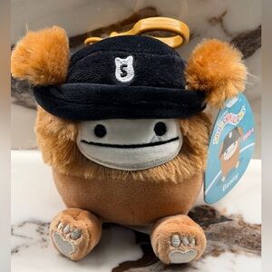 Squishmallows Benny Bigfoot RARE Take 4 Clip On Plush NWT